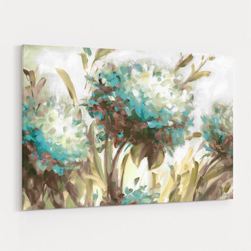 Hydrangea Field Neutral by Lisa Audit wall art