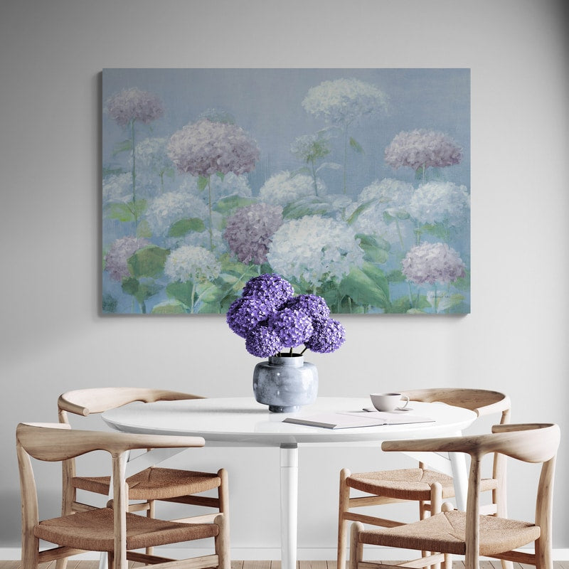 Hydrangea Garden by Danhui Nai wall art from Glam Wall Art