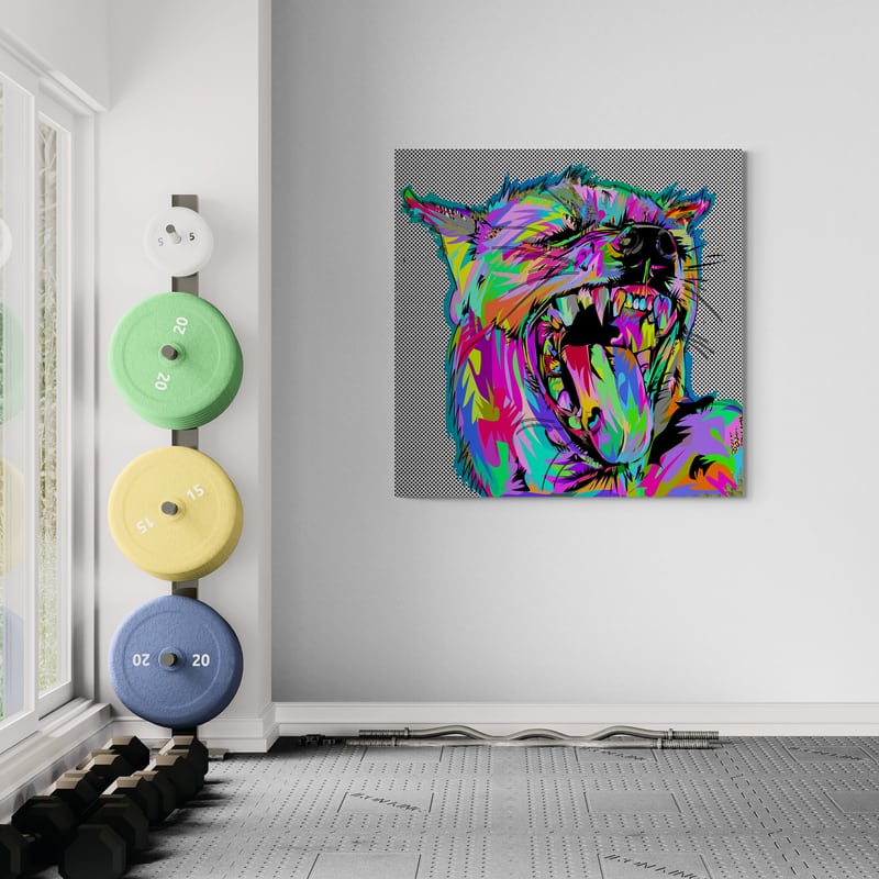Hyena 2023 by Technodrome1 wall art from Glam Wall Art