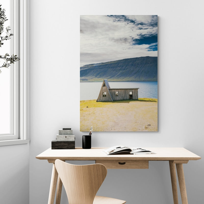 Iceland Shore III by Max Blakesberg Studios wall art in a office