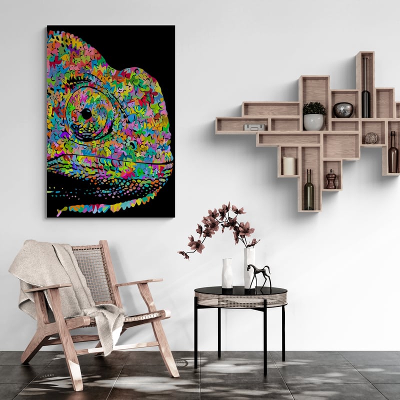 Igauna 2025 by Technodrome1 wall art in a living room