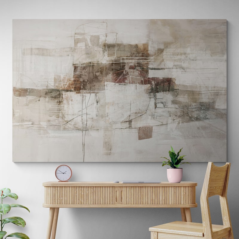 Illuminate 3 by Jetty Home wall art in a living room