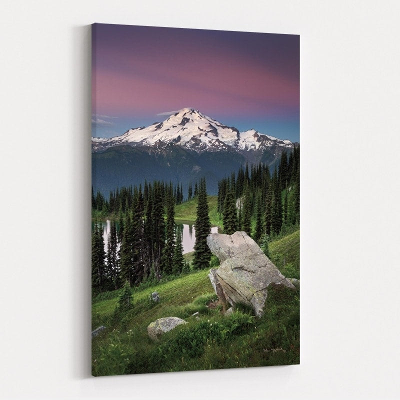 Image Lake Glacier Peak North Cascades by Alan Majchrowicz wall art