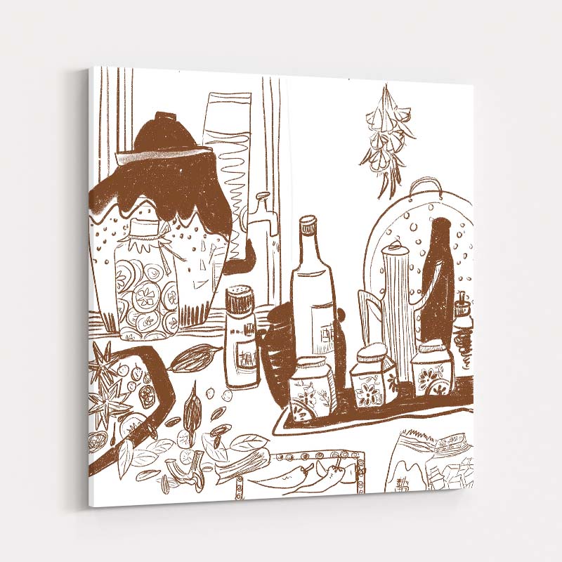 Impressions of Home - Delicious Moments by Lisha Sun wall art