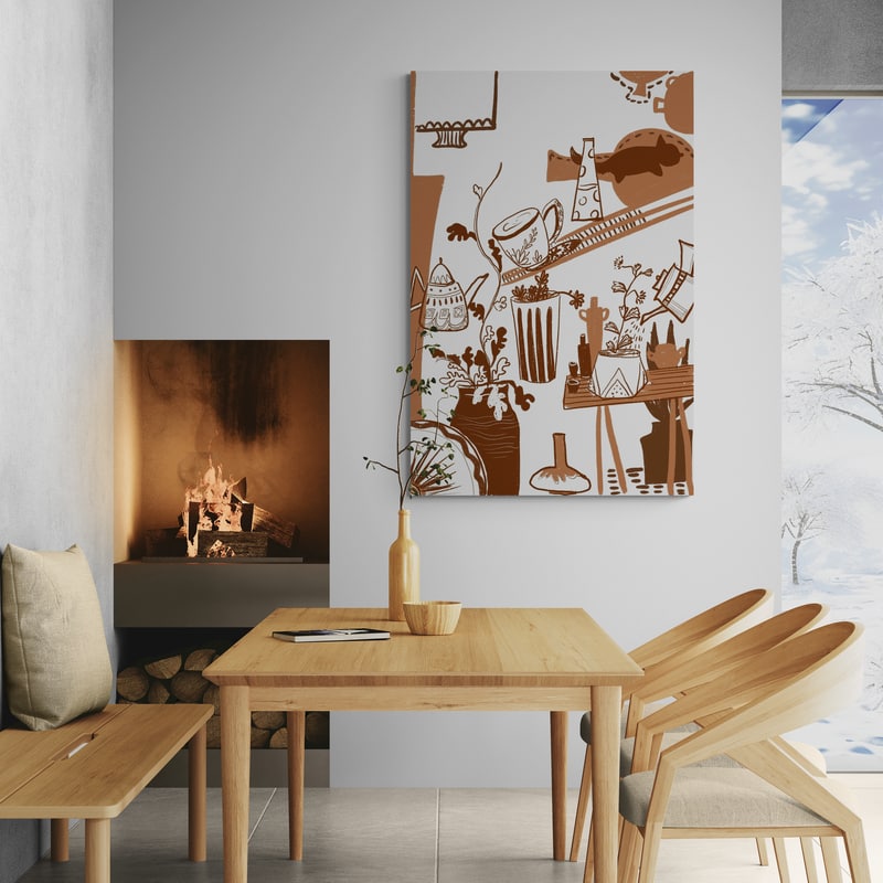Impressions of Home - Fresh Breeze by Lisha Sun wall art from Glam Wall Art