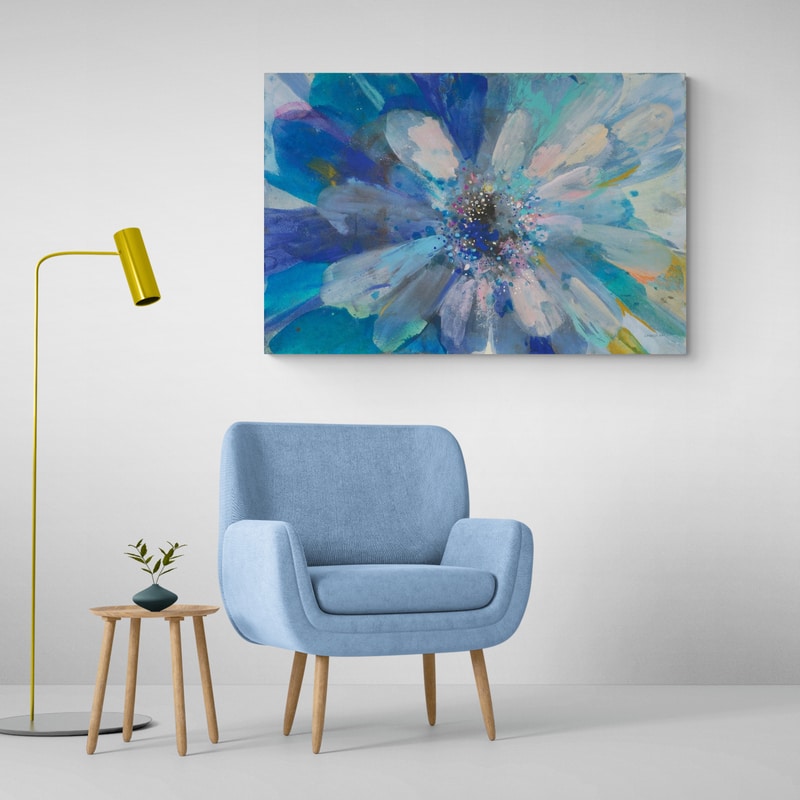 Intensity I Horizontal by Danhui Nai wall art in a living room