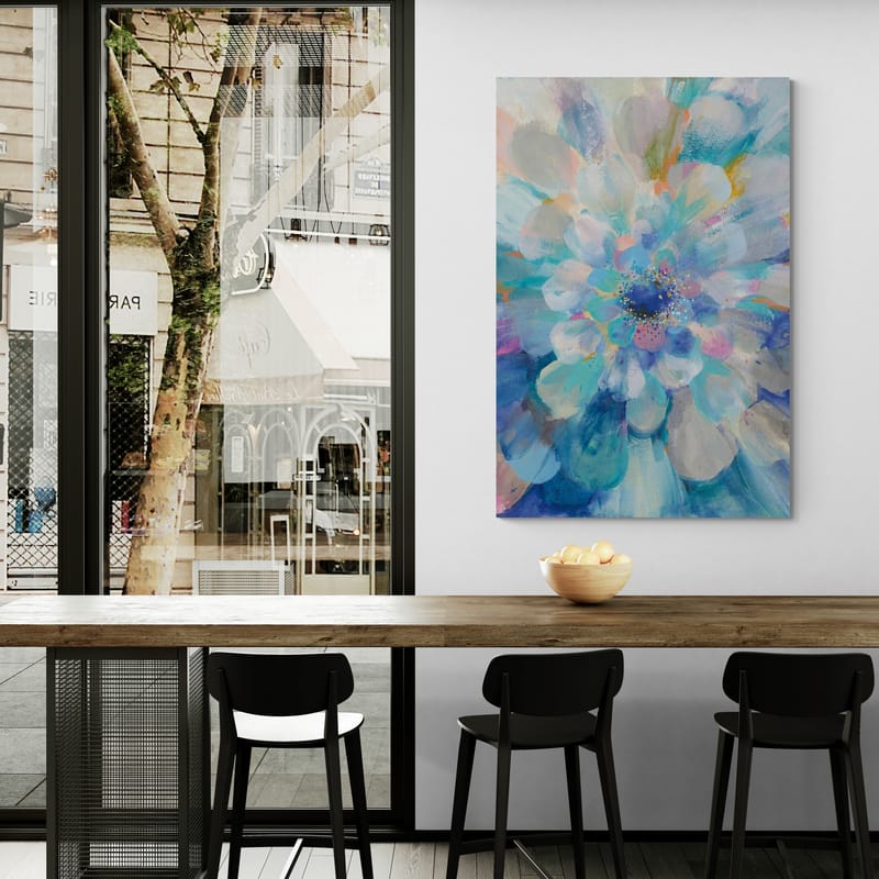 Intensity II by Danhui Nai wall art in a dining room