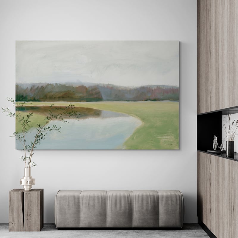 Interior Lake II by James Wiens wall art from Glam Wall Art