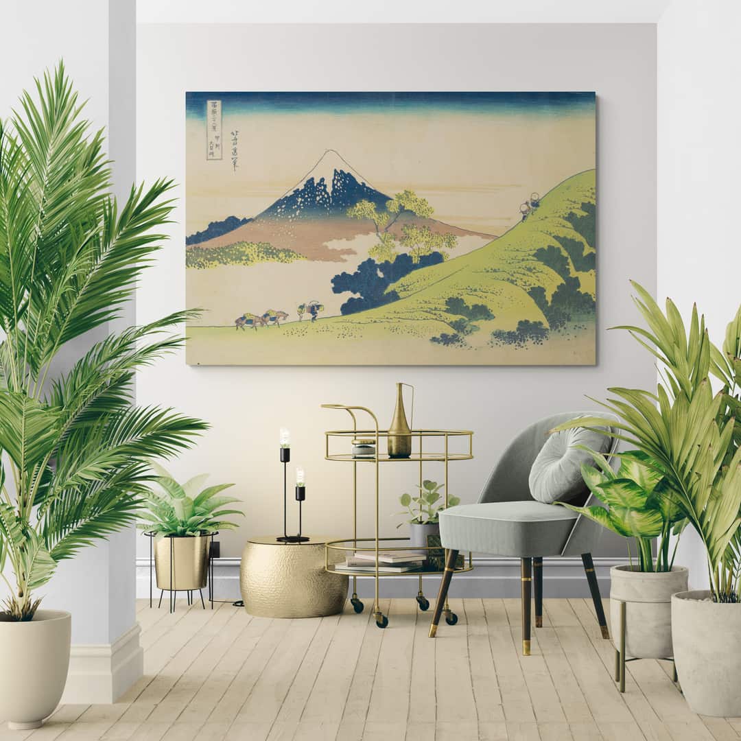 Inume Pass In The Kai Province by Katsushika Hokusai wall art from Glam Wall Art