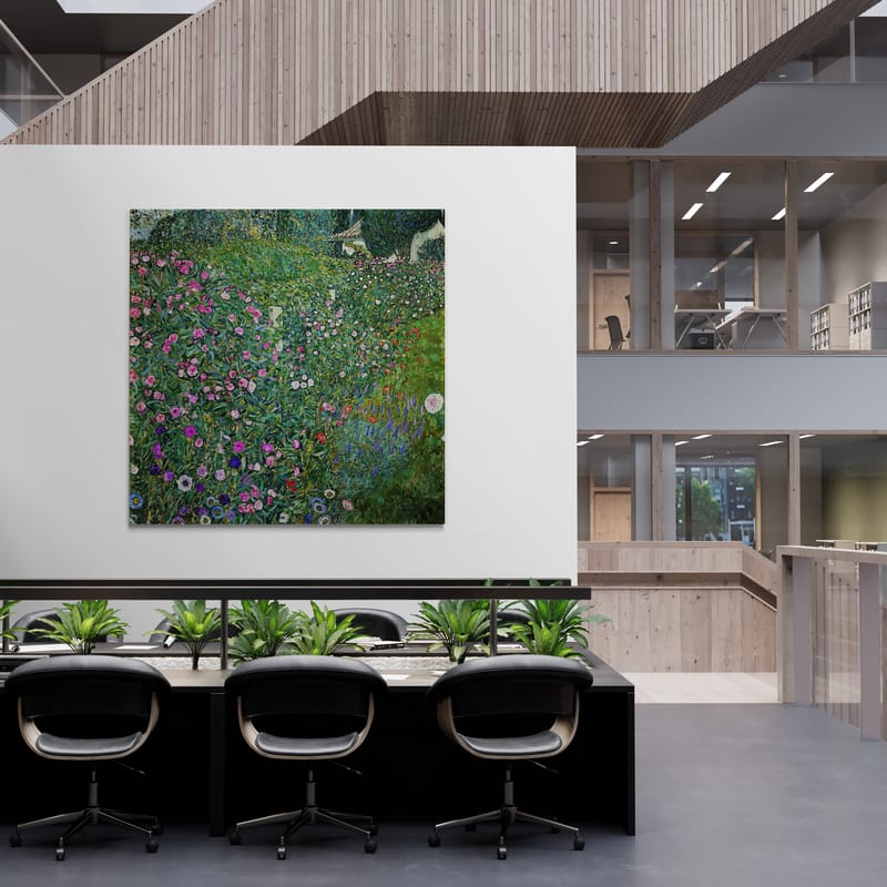 Italian Garden Landscape by Gustav Klimt wall art from Glam Wall Art