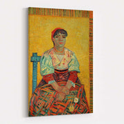 Italian Woman 1887 by Vincent Van Gogh wall art
