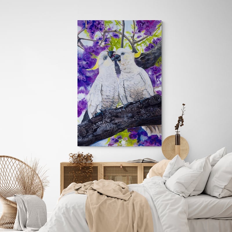 Jacaranda Backdrop by Marina Strijakova wall art from Glam Wall Art