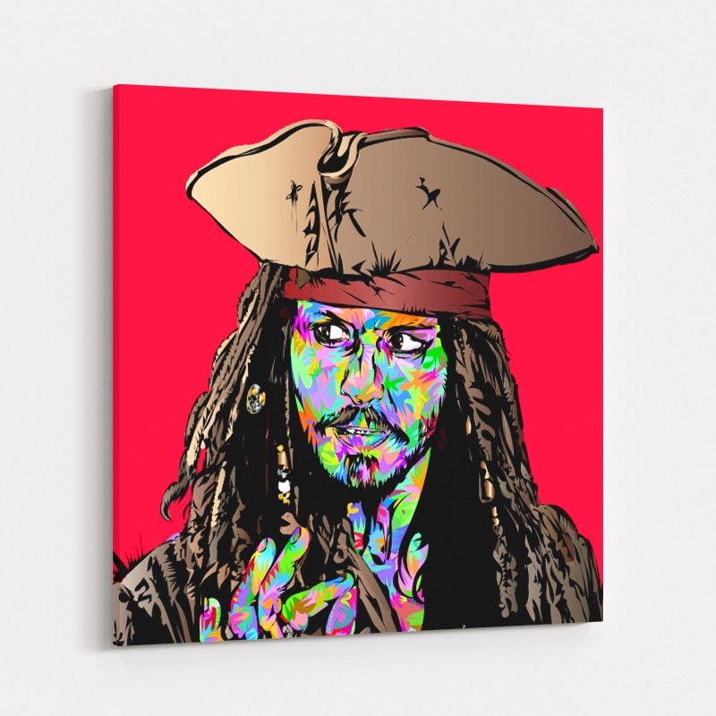 Jack Sparrow by Technodrome1 wall art