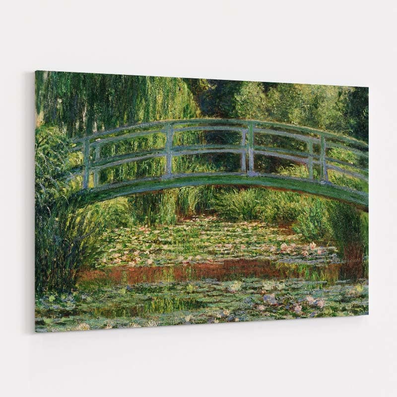 Japanese Footbridge and the Water Lily Pool, Giverny 1899 II by Claude Monet wall art