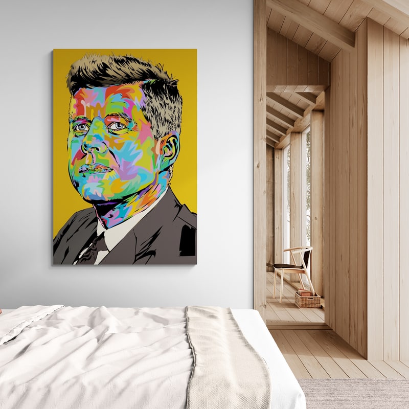 JFK 2025 by Technodrome1 wall art from Glam Wall Art