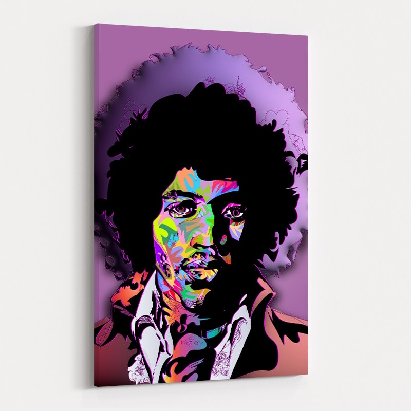 Jimmy Hendrix by Technodrome1 wall art