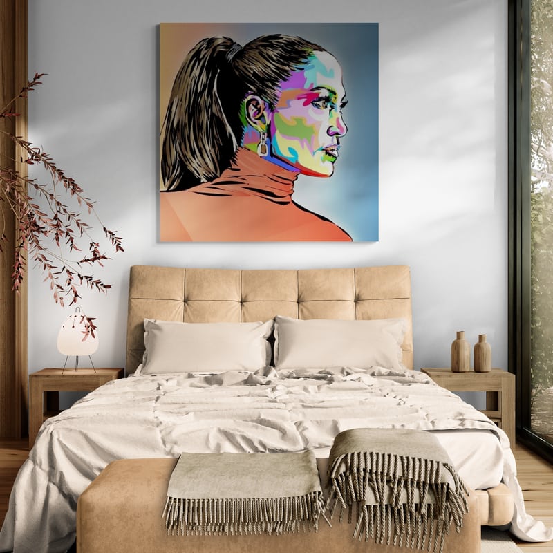 JLO 2024 by Technodrome1 wall art from Glam Wall Art