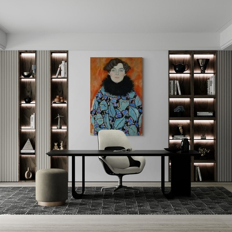 Johanna Staude by Gustav Klimt wall art from Glam Wall Art