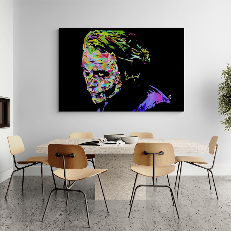 Joker by Technodrome1 wall art from Glam Wall Art
