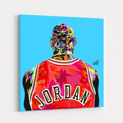 Jordan Back by Technodrome1 wall art