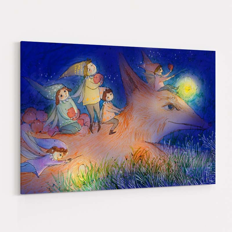 Journey of the Elves 2 by Lisha Sun wall art