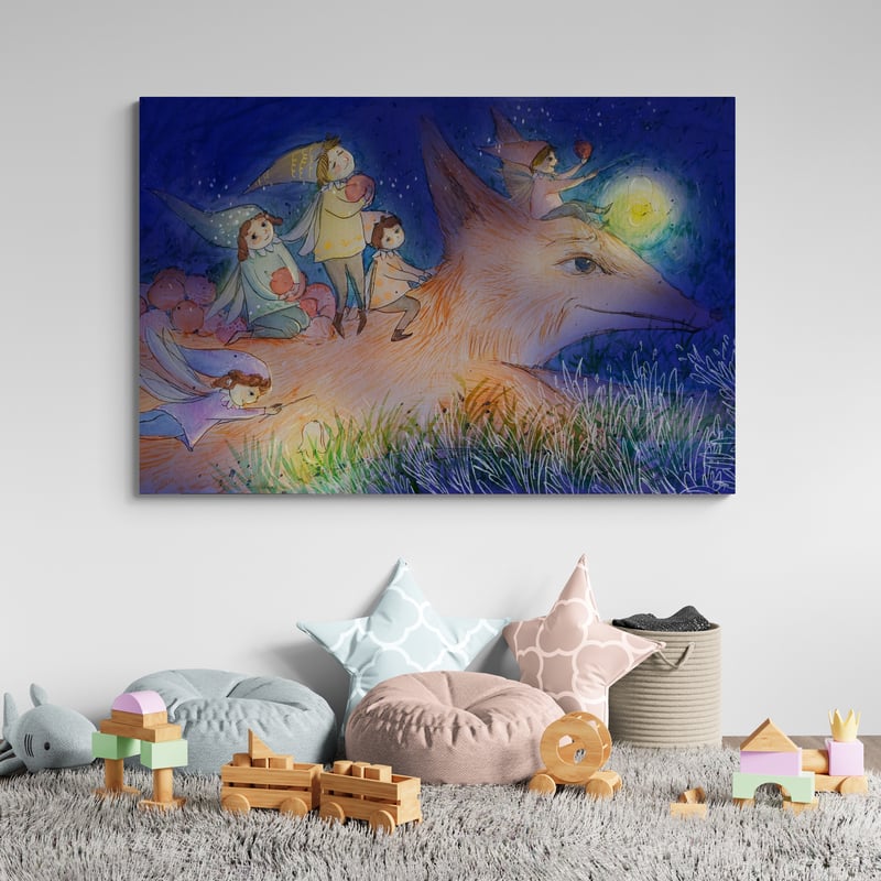 Journey of the Elves 2 by Lisha Sun wall art from Glam Wall Art