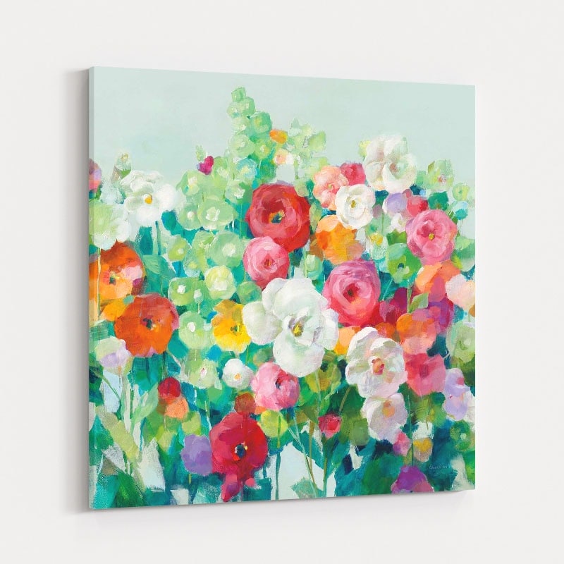 June Beauties Pale Blue Crop by Danhui Nai wall art