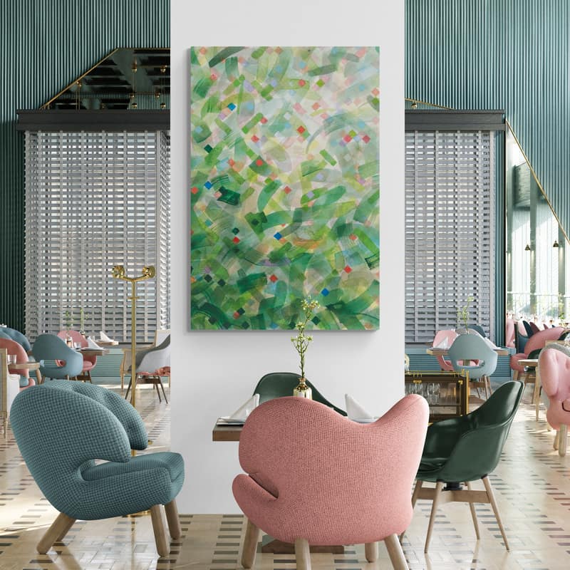 Jungle Abstract I by Danhui Nai wall art from Glam Wall Art