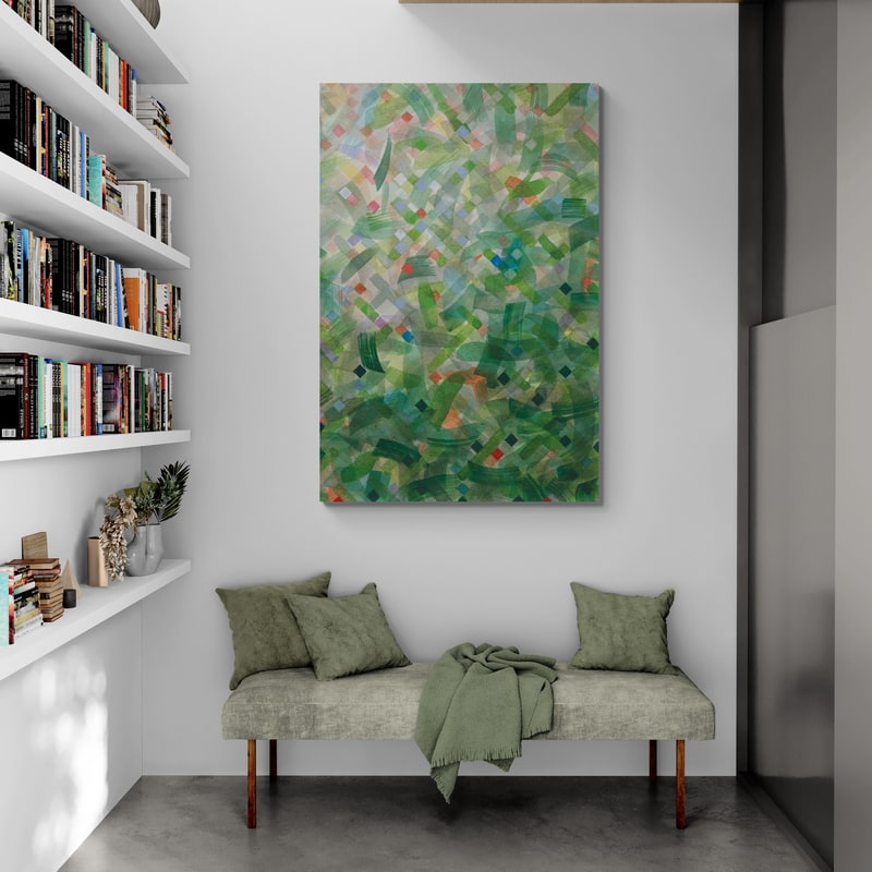 Jungle Abstract II by Danhui Nai wall art from Glam Wall Art