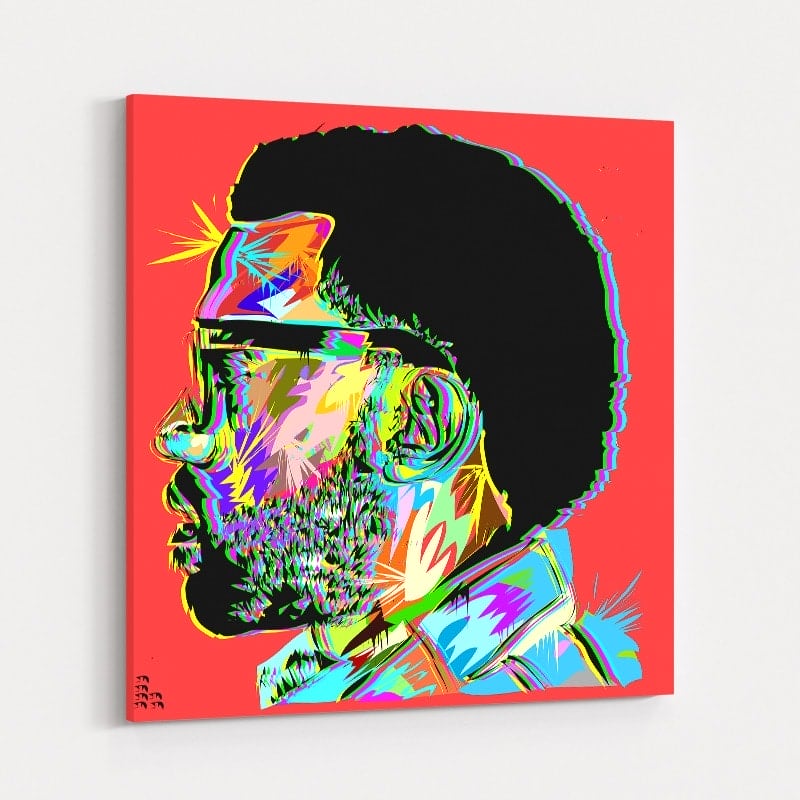 Kanye West by Technodrome1 wall art