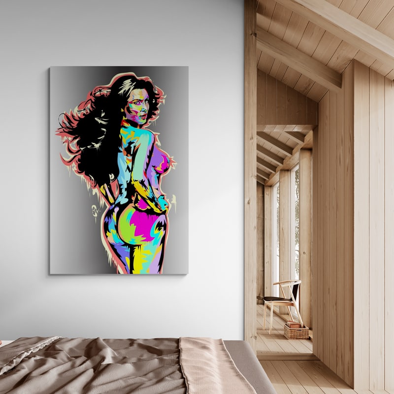 Kardashian Ass by Technodrome1 wall art from Glam Wall Art