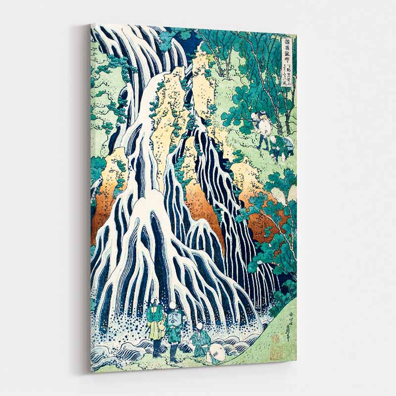 Kirifura Fall in Kurokawa Mountain by Katsushika Hokusai wall art