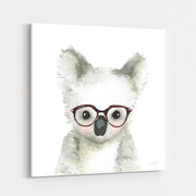 Koala in Glasses by Mercedes Lopez Charro wall art