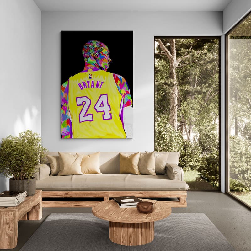 Koby Drome by Technodrome1 wall art in a living room