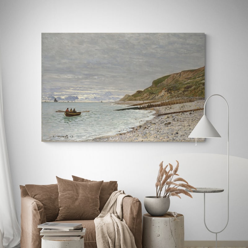 La Pointe de la Hève Sainte-Adresse 1864 by Claude Monet wall art from Glam Wall Art