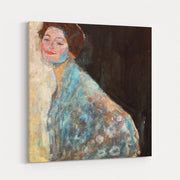 Lady in White by Gustav Klimt wall art