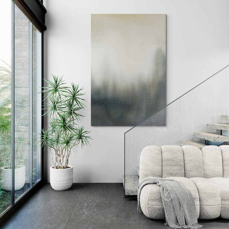 Lake Escape 5 by Jetty Home wall art in a living room