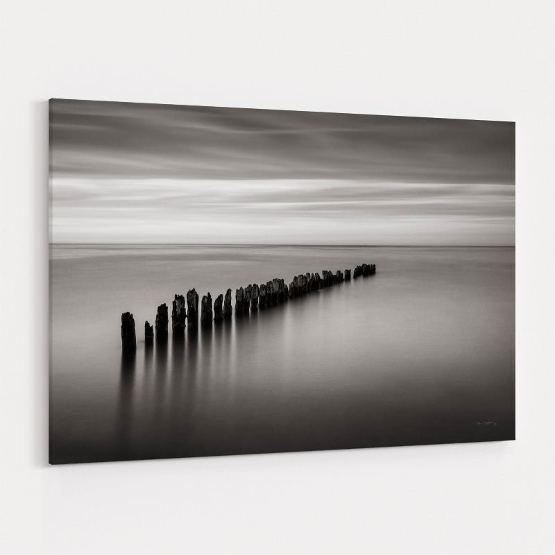 Lake Superior Old Pier Iii Crop by Alan Majchrowicz wall art