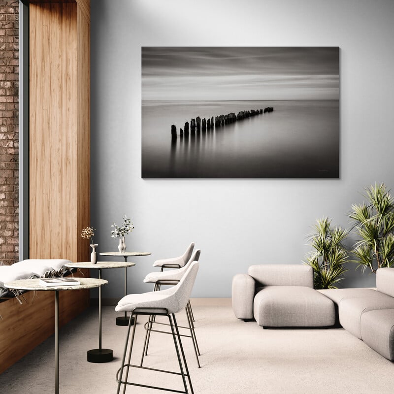 Lake Superior Old Pier Iii Crop by Alan Majchrowicz wall art from Glam Wall Art