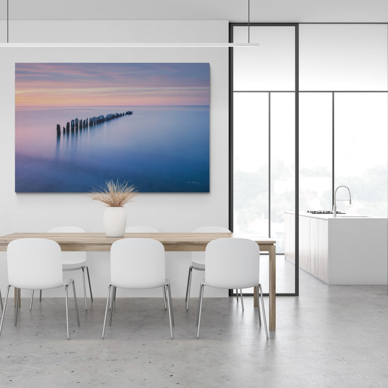 Lake Superior Old Pier Iv by Alan Majchrowicz wall art from Glam Wall Art
