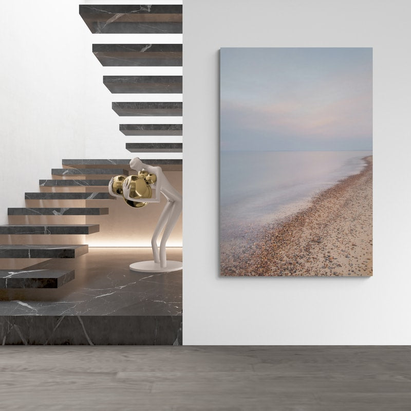 Lake Superior Shoreline Ii by Alan Majchrowicz wall art in a hallway