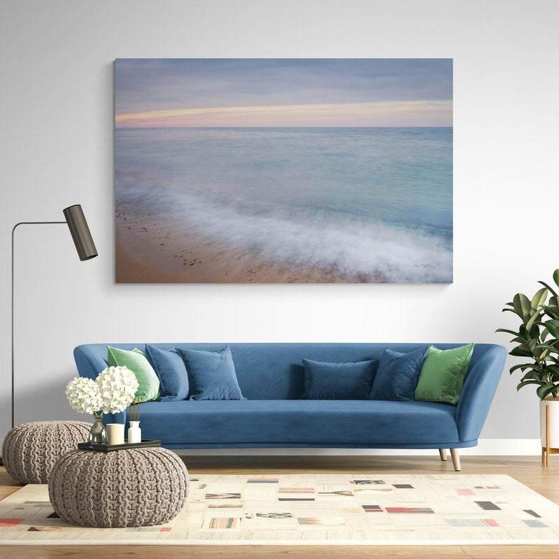 Lake Superior Sky V by Alan Majchrowicz wall art in a living room