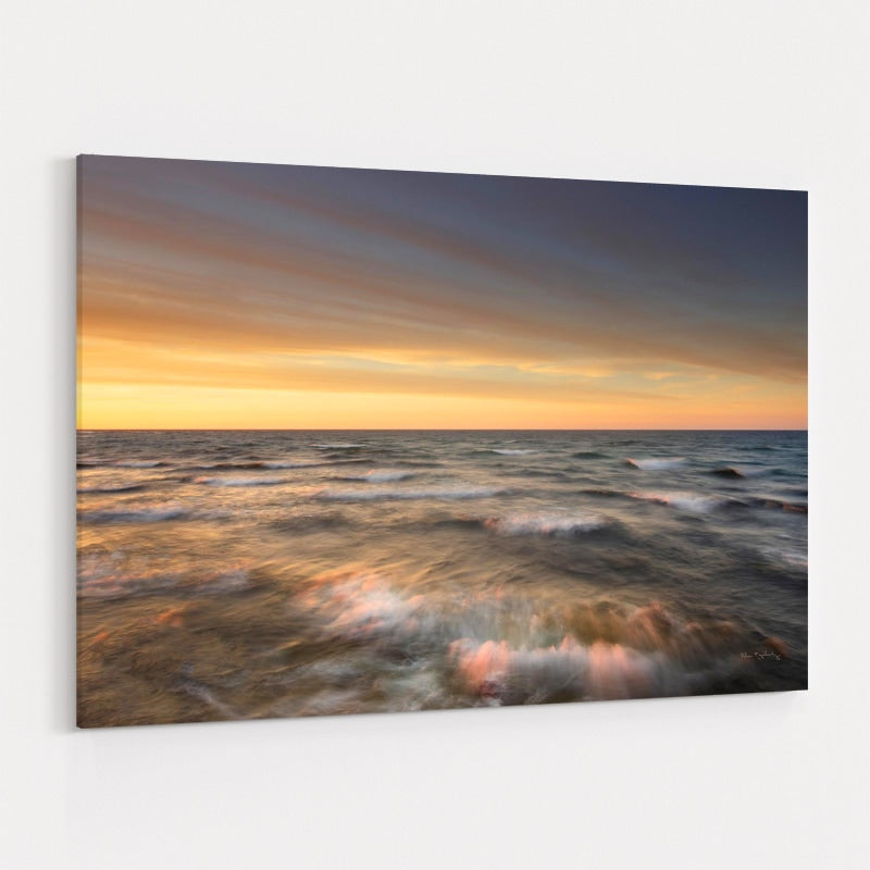 Lake Superior Waves by Alan Majchrowicz wall art