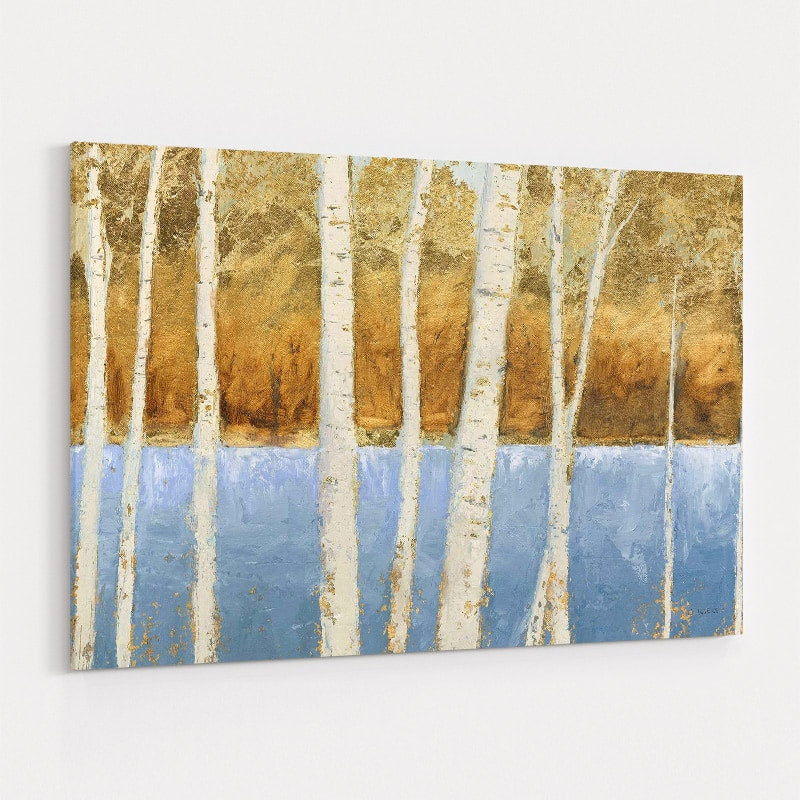 Lakeside Birches by James Wiens wall art