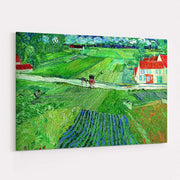 Landscape with a Carriage and a Train 1890 by Vincent Van Gogh wall art