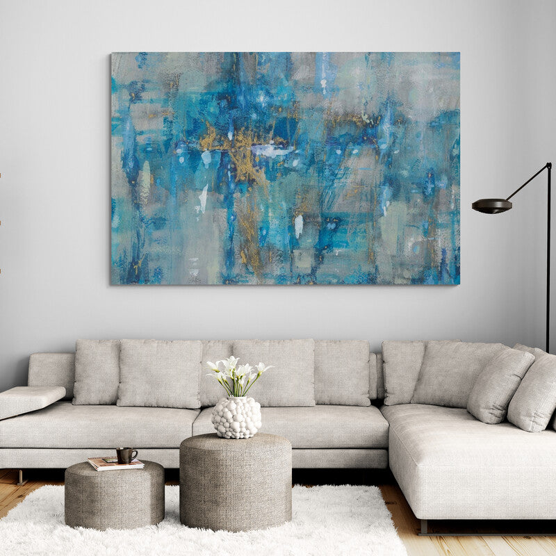 Lapis Lazuli by Danhui Nai wall art in a living room