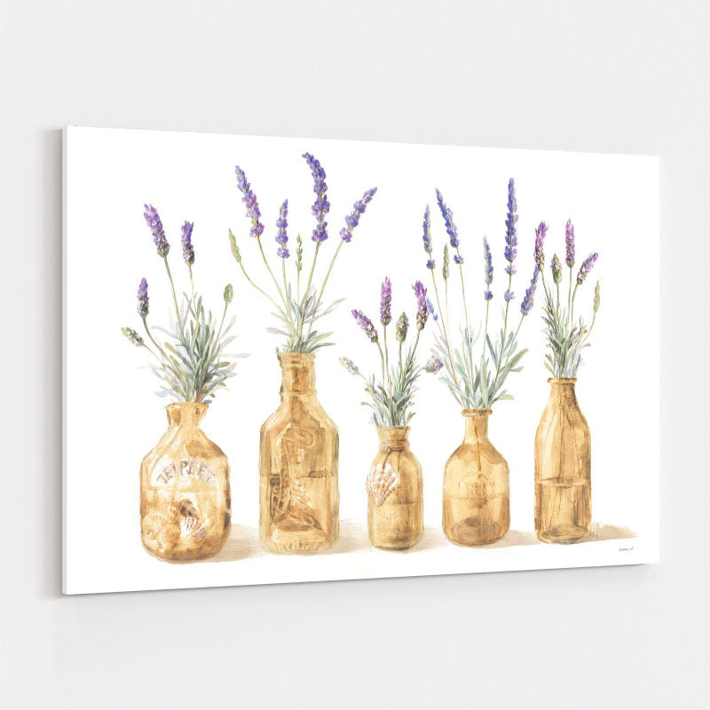 Lavender In Amber Glass by Danhui Nai wall art