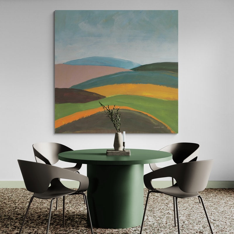Layered Hills by Danhui Nai wall art from Glam Wall Art