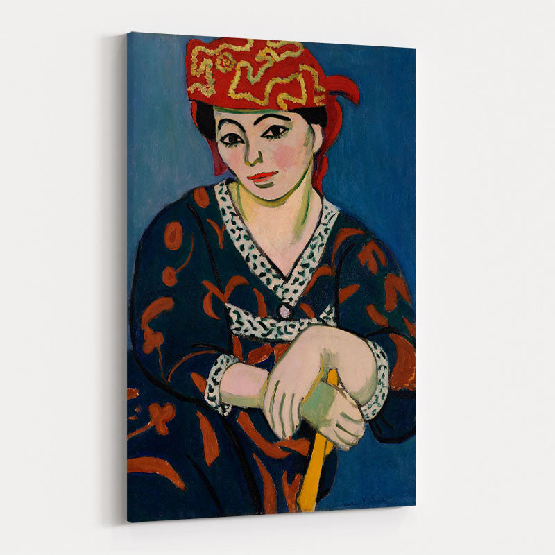 Le Madras Rouge (Red Madras Headdress) by Henri Matisse wall art