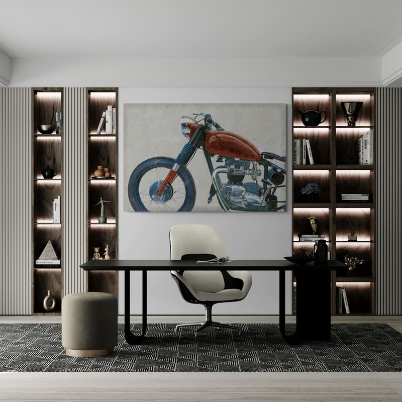 Let's Roll III Grunge by James Wiens wall art from Glam Wall Art